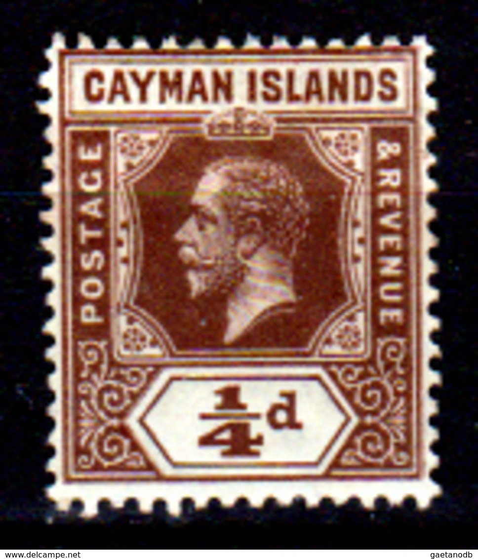 Cayman-041 - Emissione 1912-20 (+) LH - Senza Difetti Occulti. - Cayman Islands