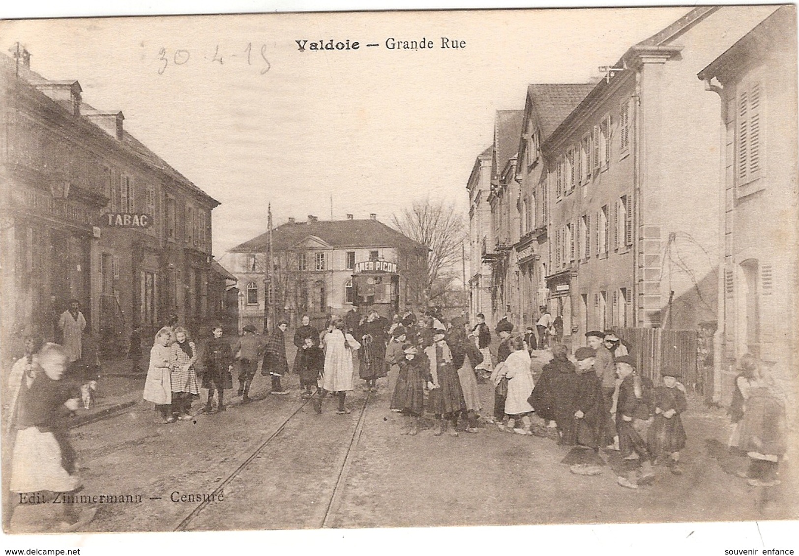 CPA Valdoie Grande Rue 90 Territoire De Belfort - Valdoie