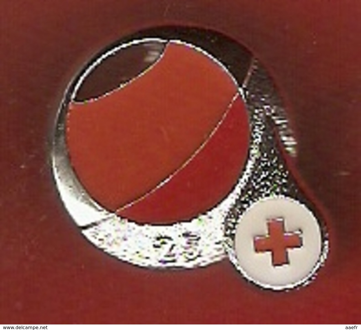 Croix Rouge De Belgique 2019 - Donneur De Sang Depuis 25 Ans - Pin's Neuf - Médical