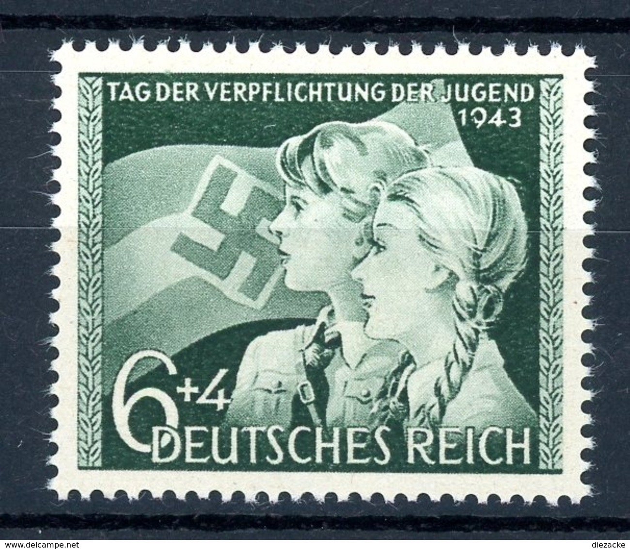 Deutsches Reich Plattenfehler MiNr. 843 III Postfrisch MNH (PL597 - Abarten & Kuriositäten