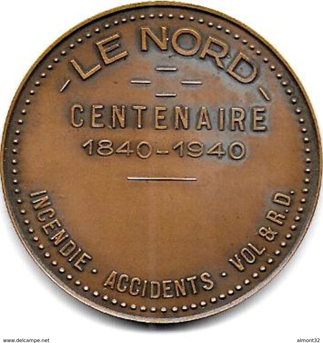 LE NORD ( Assurances ) - Centenaire  1840 - 1940 - Professionnels / De Société