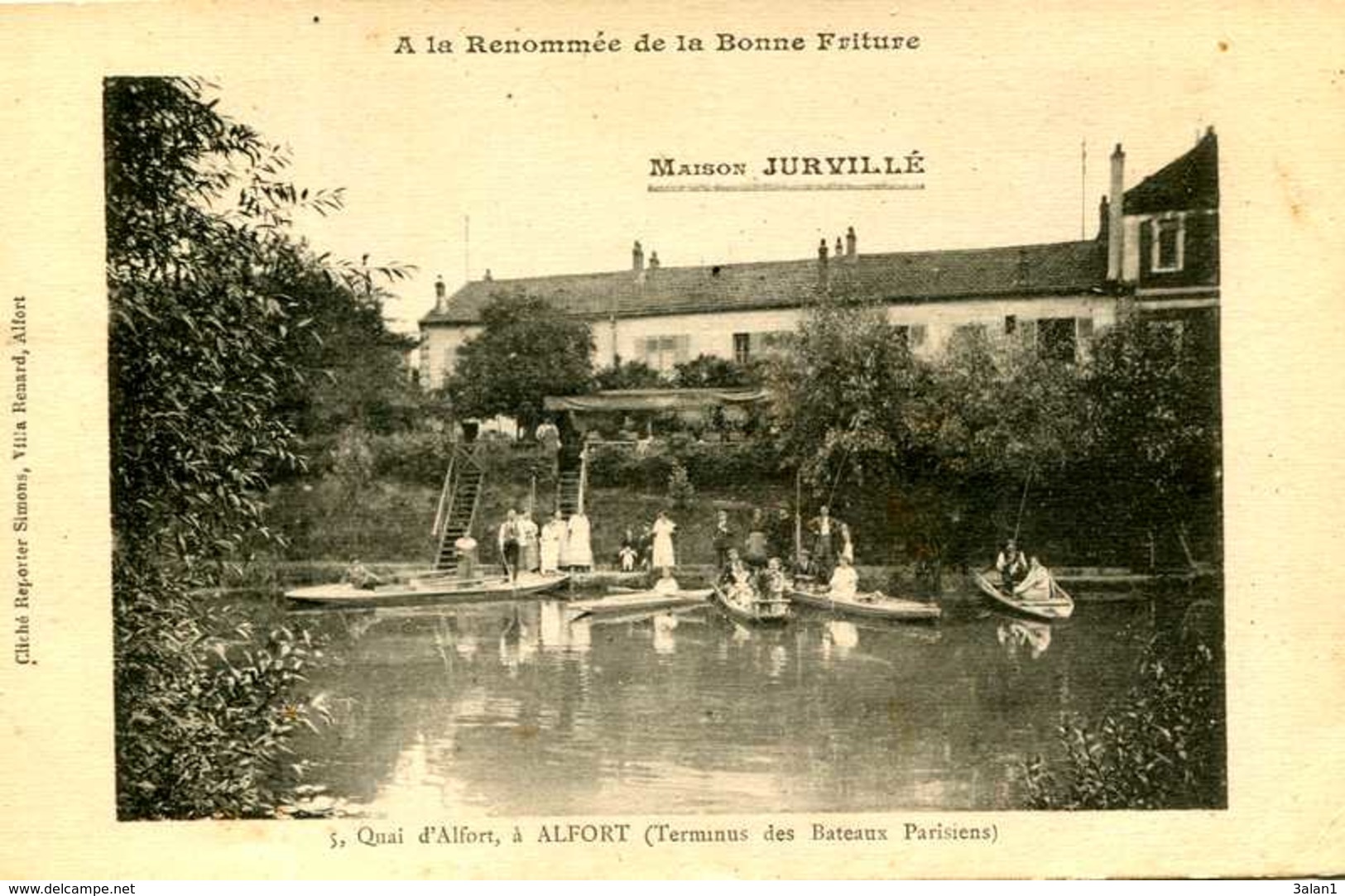 ALFORT   =  A La Renommée De La Bonne Friture  MAISON JURVILLE   786 - Alfortville