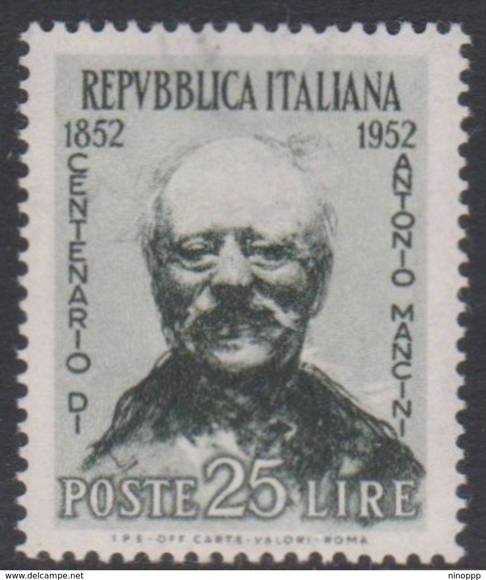 Italy Republic S 703 1952 Birth Centenary Of Antonio Mancini, Mint Never Hinged - 1946-60: Mint/hinged