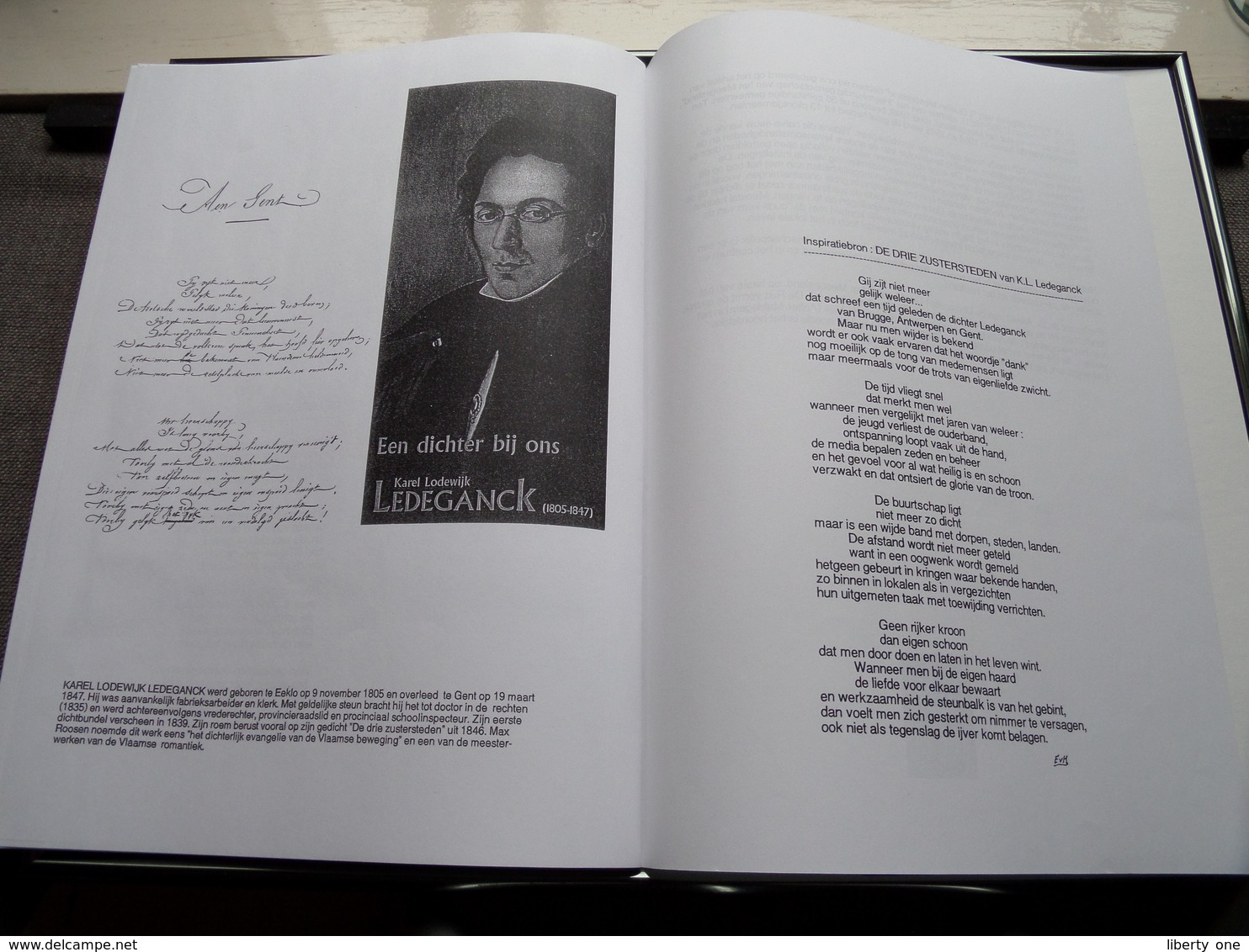 't GULDEN MEETJESLAND - Gedichten en Tekeningen van ERNEST VAN HERCK ( Druk 2de Brochure Van Herck ERTVELDE ) !