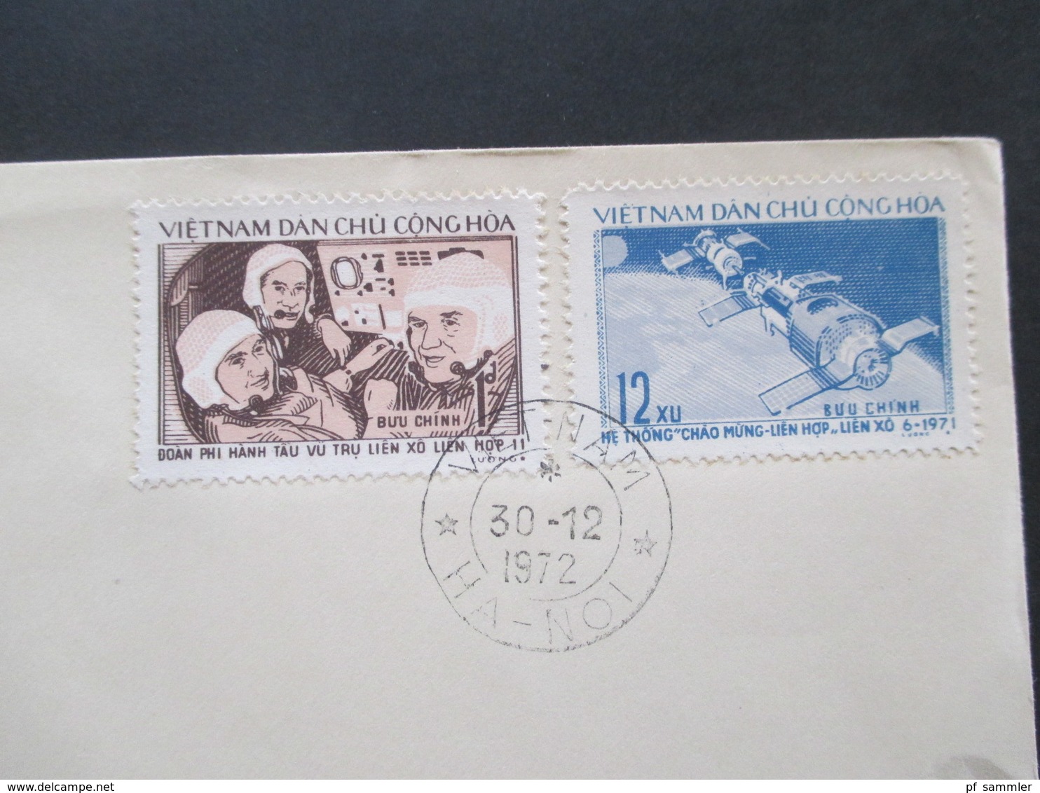 Vietnam Nord Vietnam Nr. 717/718 Sojuz 11 FDC - Vietnam