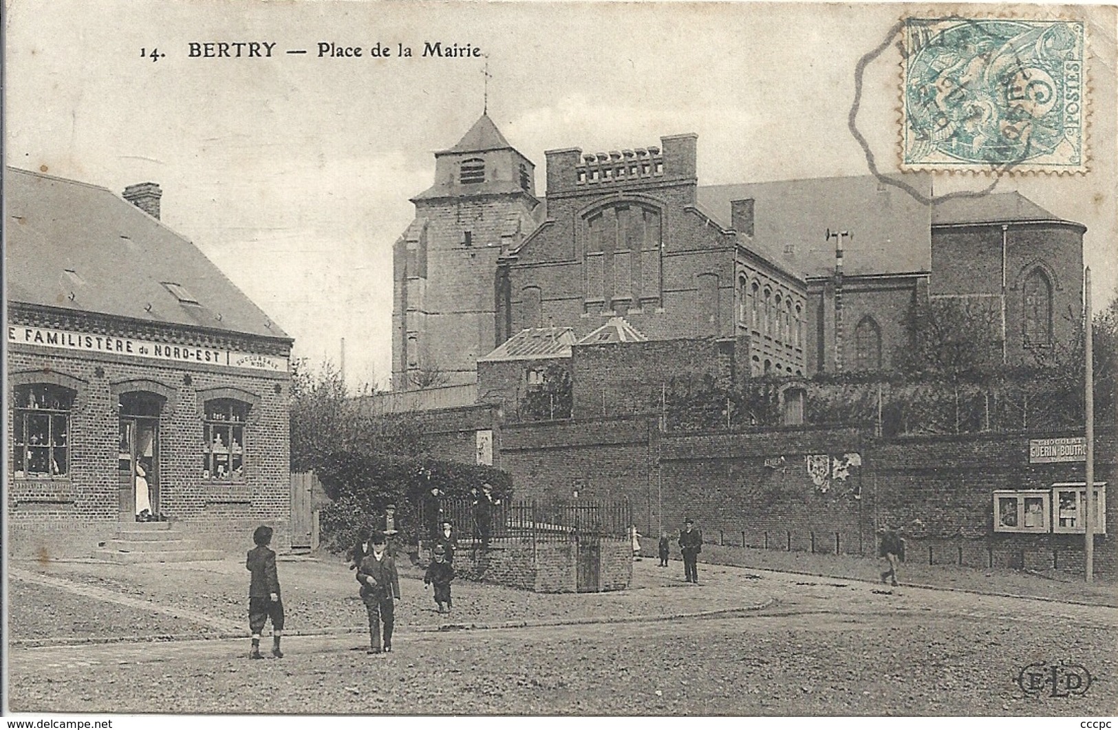 CPA Bertry Place De La Mairie - Sonstige & Ohne Zuordnung