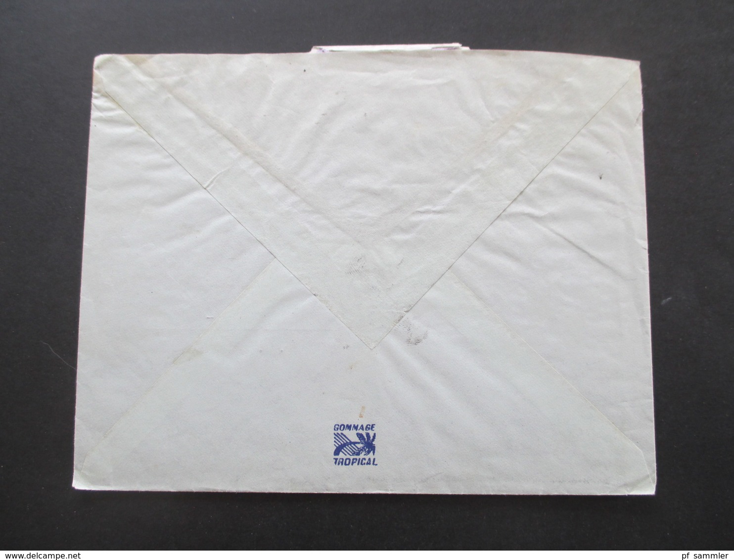 Vietnam / Süd Vietnam 1965 Auslandsbrief Firmenbrief nach Schweden Air Mail / Luftpost Gommage Tropical