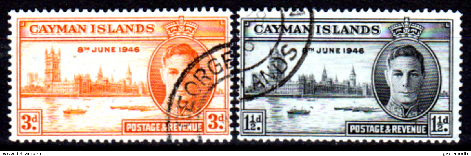 Cayman-046 - Emissione 1946 (o) - Senza Difetti Occulti. - Cayman (Isole)