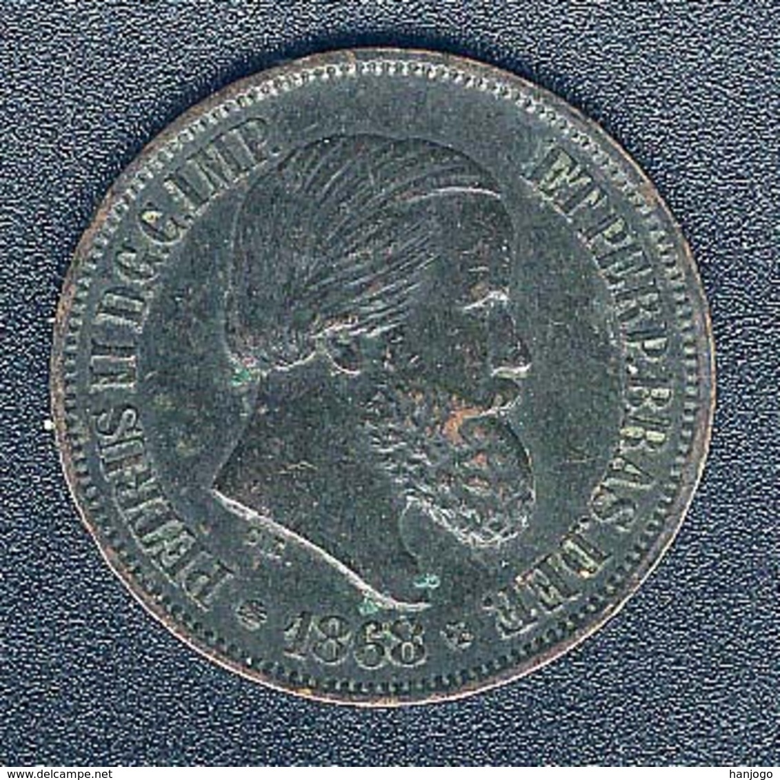Brasilien, 20 Reis 1868 - Brésil