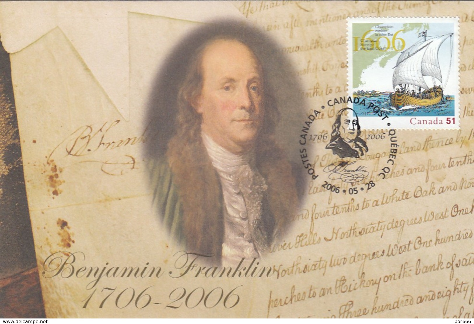 GOOD CANADA  FDC 2006 - Ship / Franklin - 2001-2010