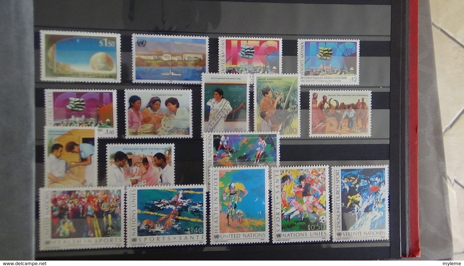 Collection Nations Unies ** timbres et blocs... Très sympa !!!