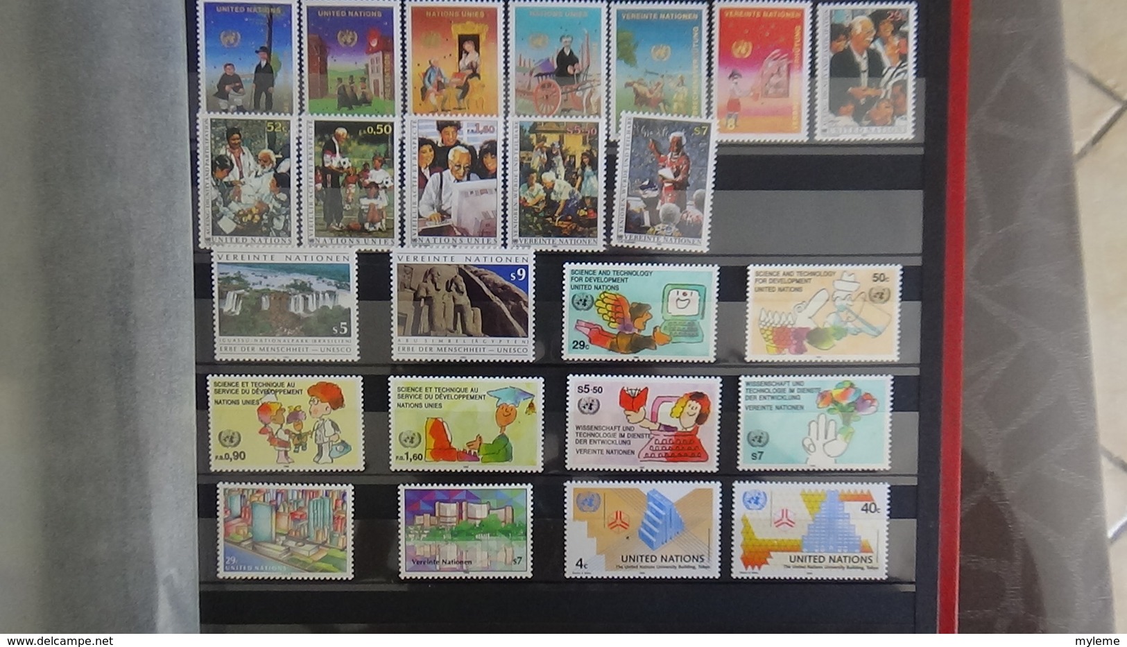 Collection Nations Unies ** timbres et blocs... Très sympa !!!