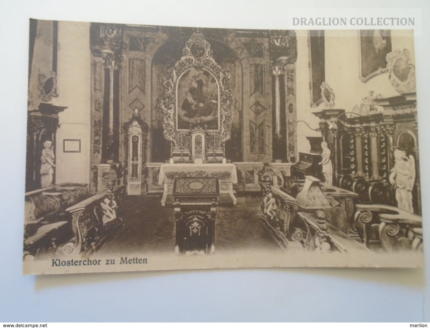 D164081  METTEN - Klosterchor Zu Metten -  Verlag August Zerle, München Ca 1910 - Deggendorf