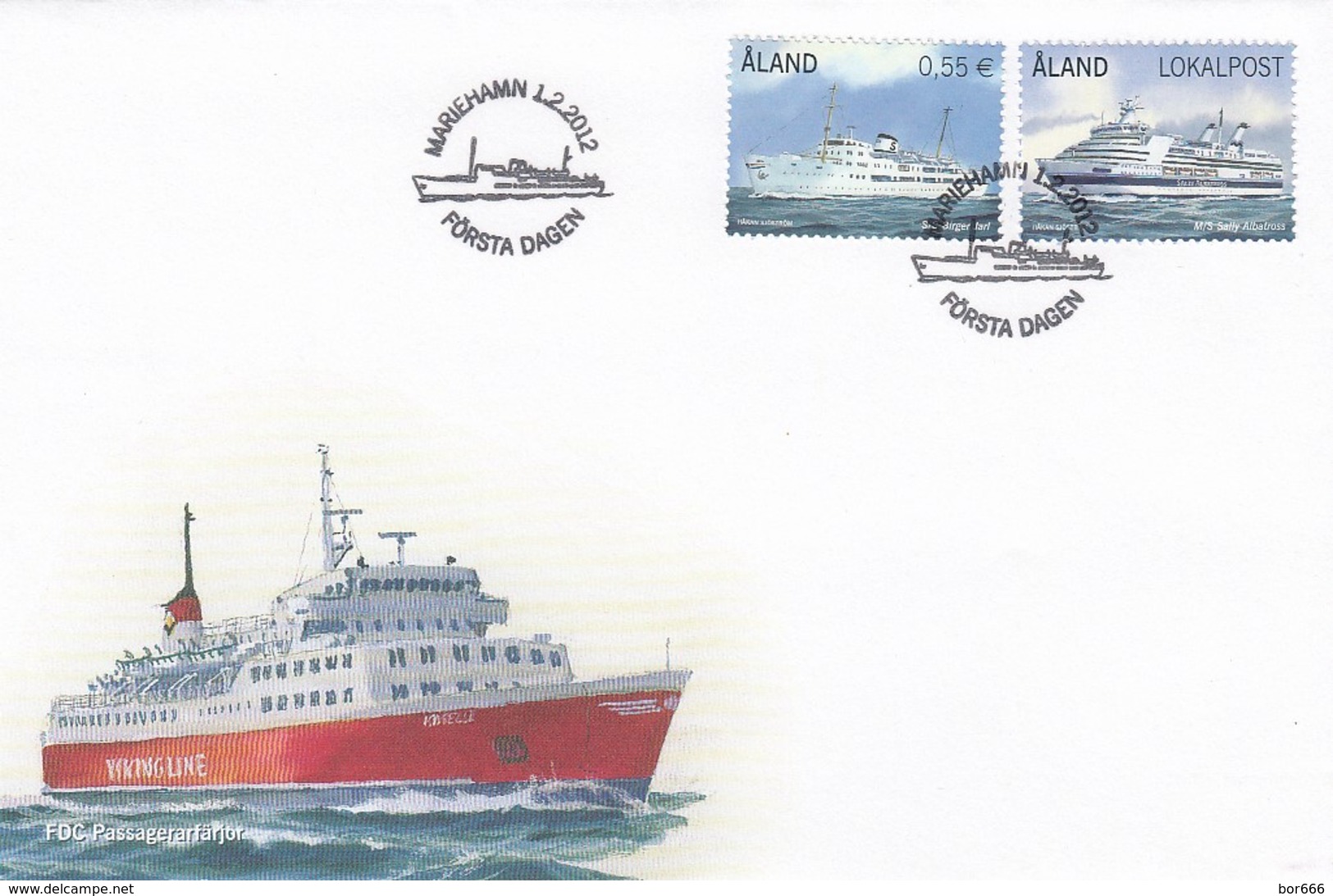 GOOD ALAND FDC 2012 - Ships - Aland