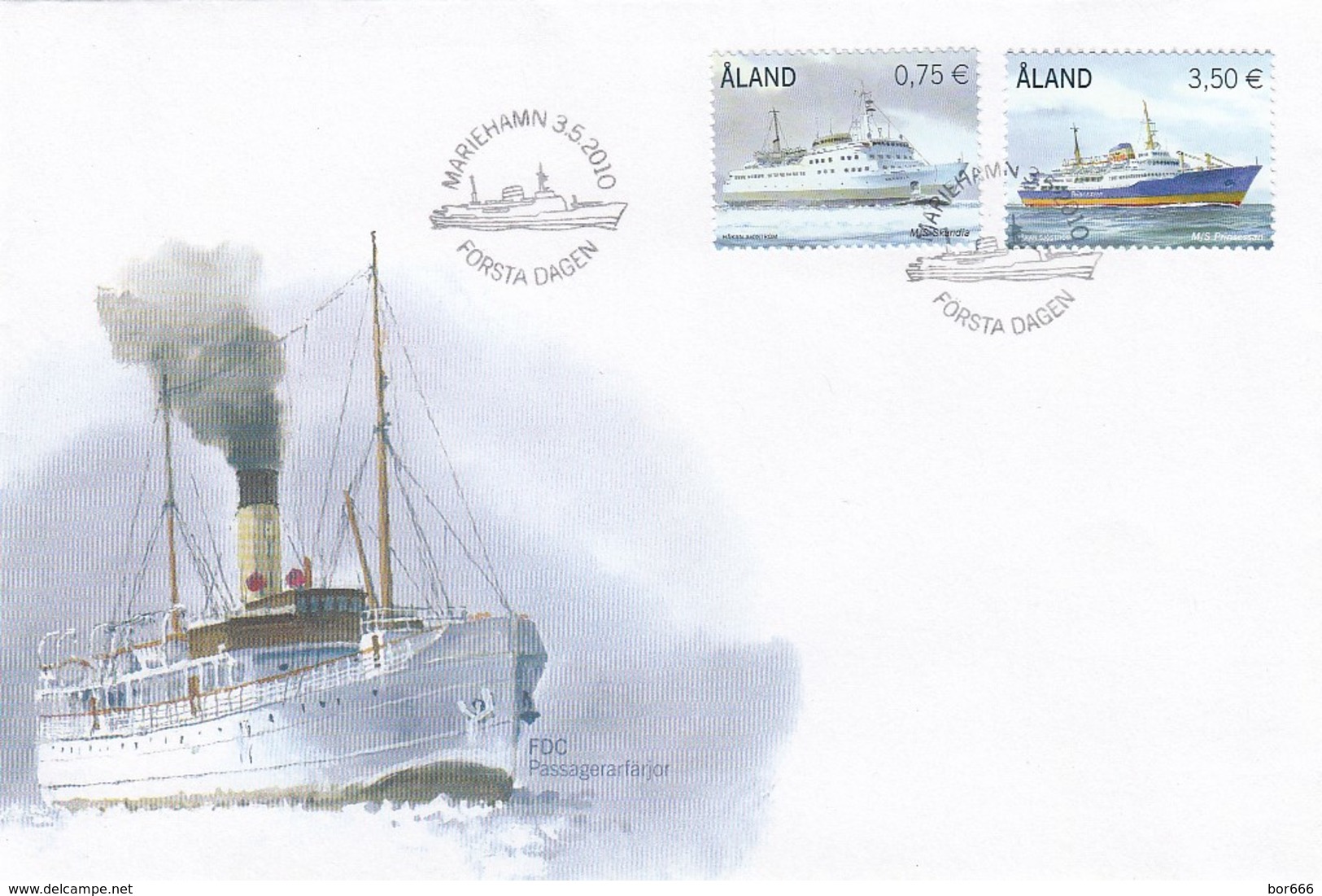 GOOD ALAND FDC 2010 - Ships - Aland