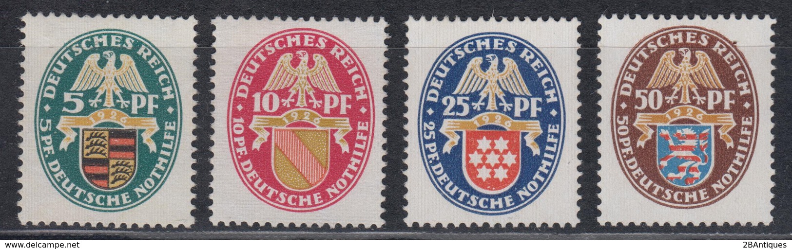 DEUTSCHES REICH 1926 - Michel 398-401 POSTFRISCH MNH** - Nuovi