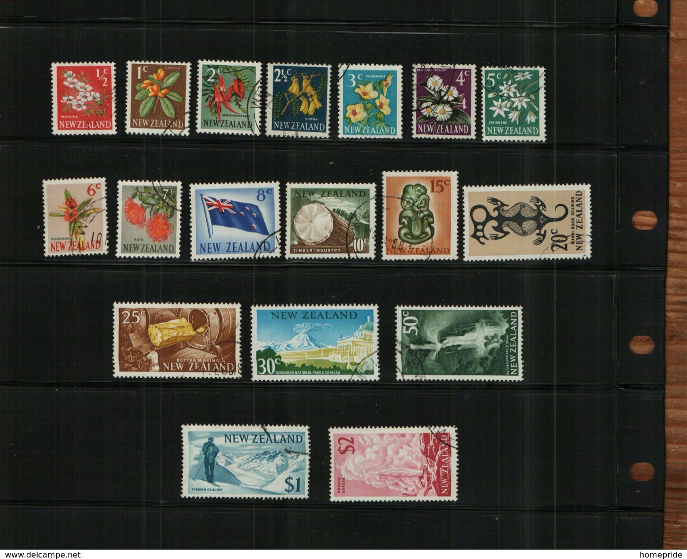 NEW ZEALAND - QEII - 1967 - 18 Stamps - USED - Used Stamps