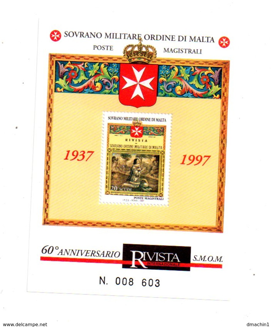 Feuillet -Ordre De Malte - Sovrano Militare Ordine Di Malta-voir état - Malte (Ordre De)