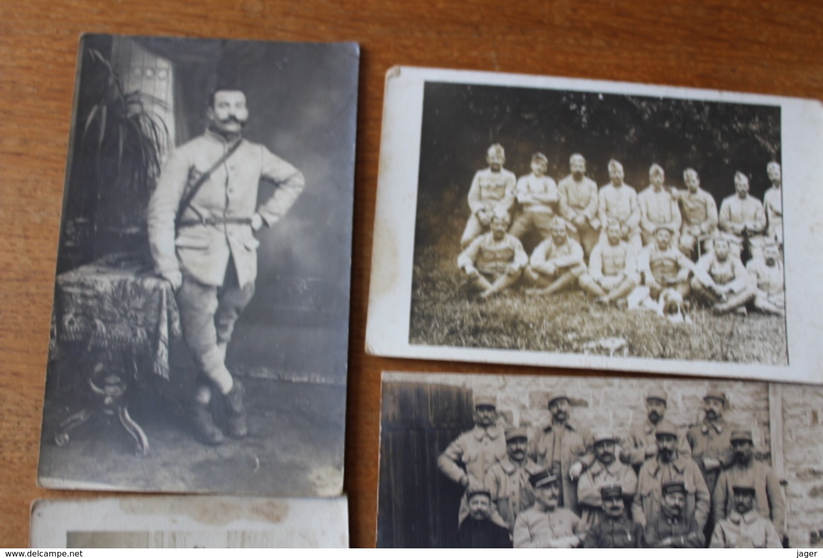 10 Cartes Photos WWI Guerre 1914 1918 Poilus   Lot 2 - Guerra, Militari