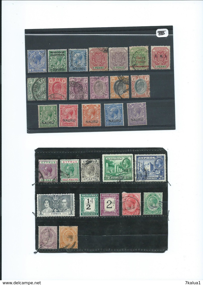 COLONIES ANGLAISES, Petit Lot. 2 Scans - Collections (sans Albums)