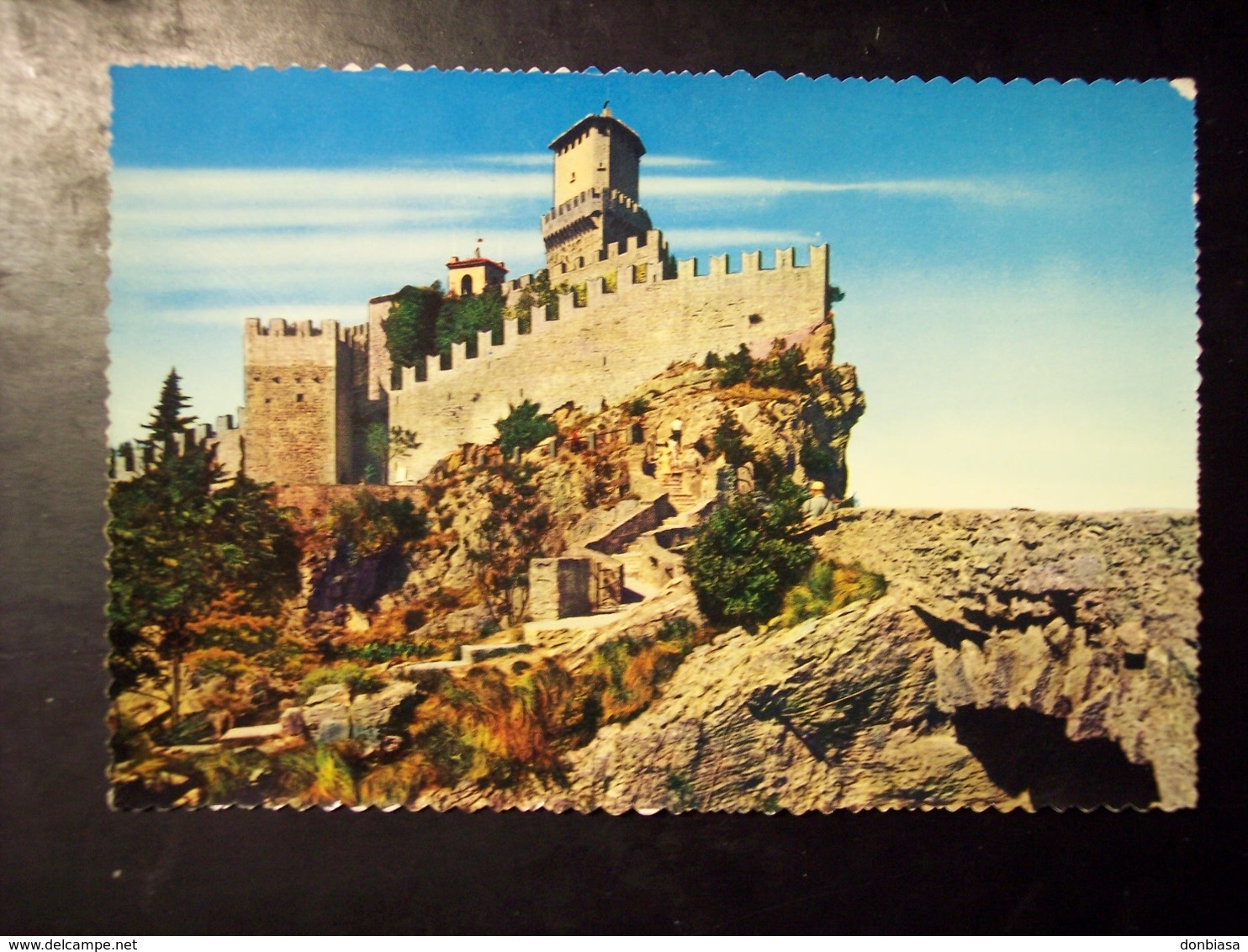 San Marino: La Prima Torre. Maxi Cartolina Cm 20 X 13,5. Anni '50/'60 - San Marino