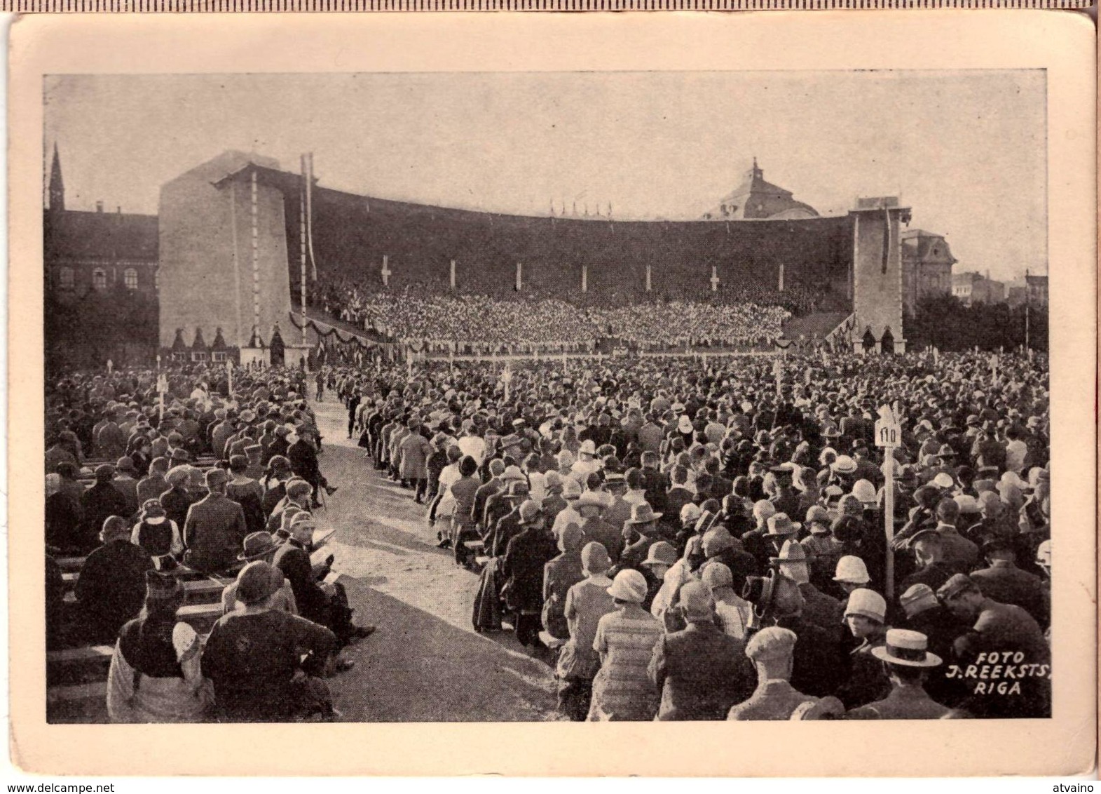 Latvia Lettland 1926 Latvian National Song Festival. J. Rieksts PHOTO-POSTCARD - Latvia