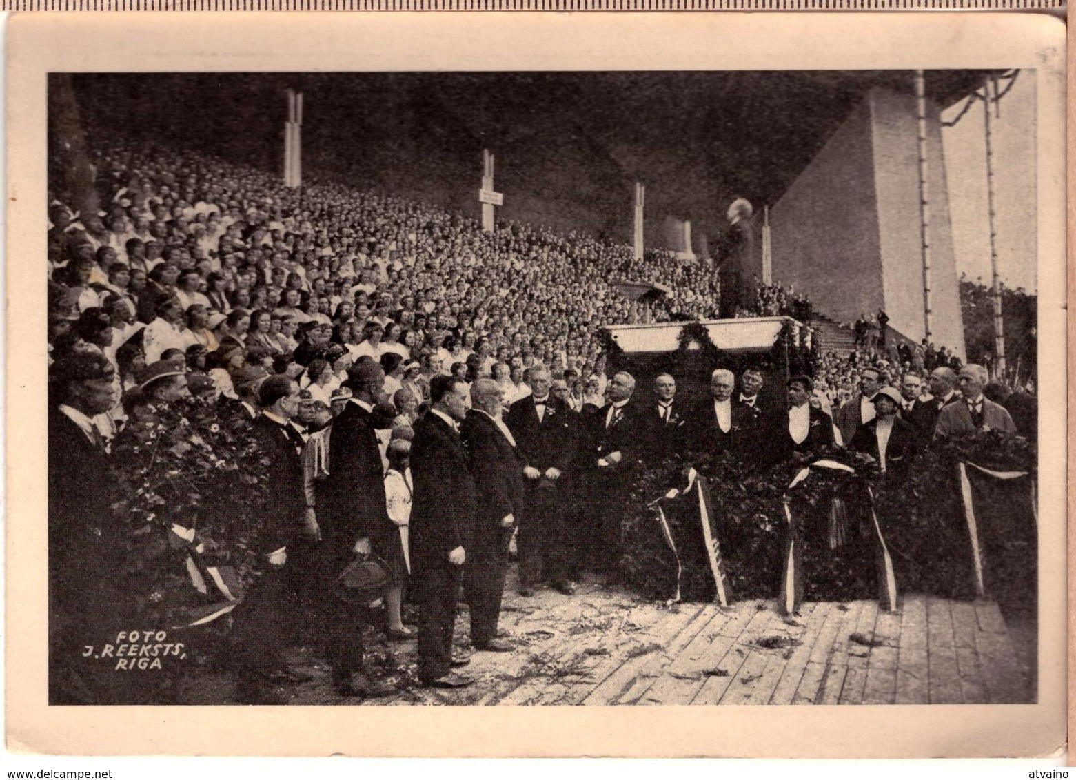 Latvia Lettland 1926 Latvian National Song Festival. J. Rieksts PHOTO-POSTCARD - Latvia