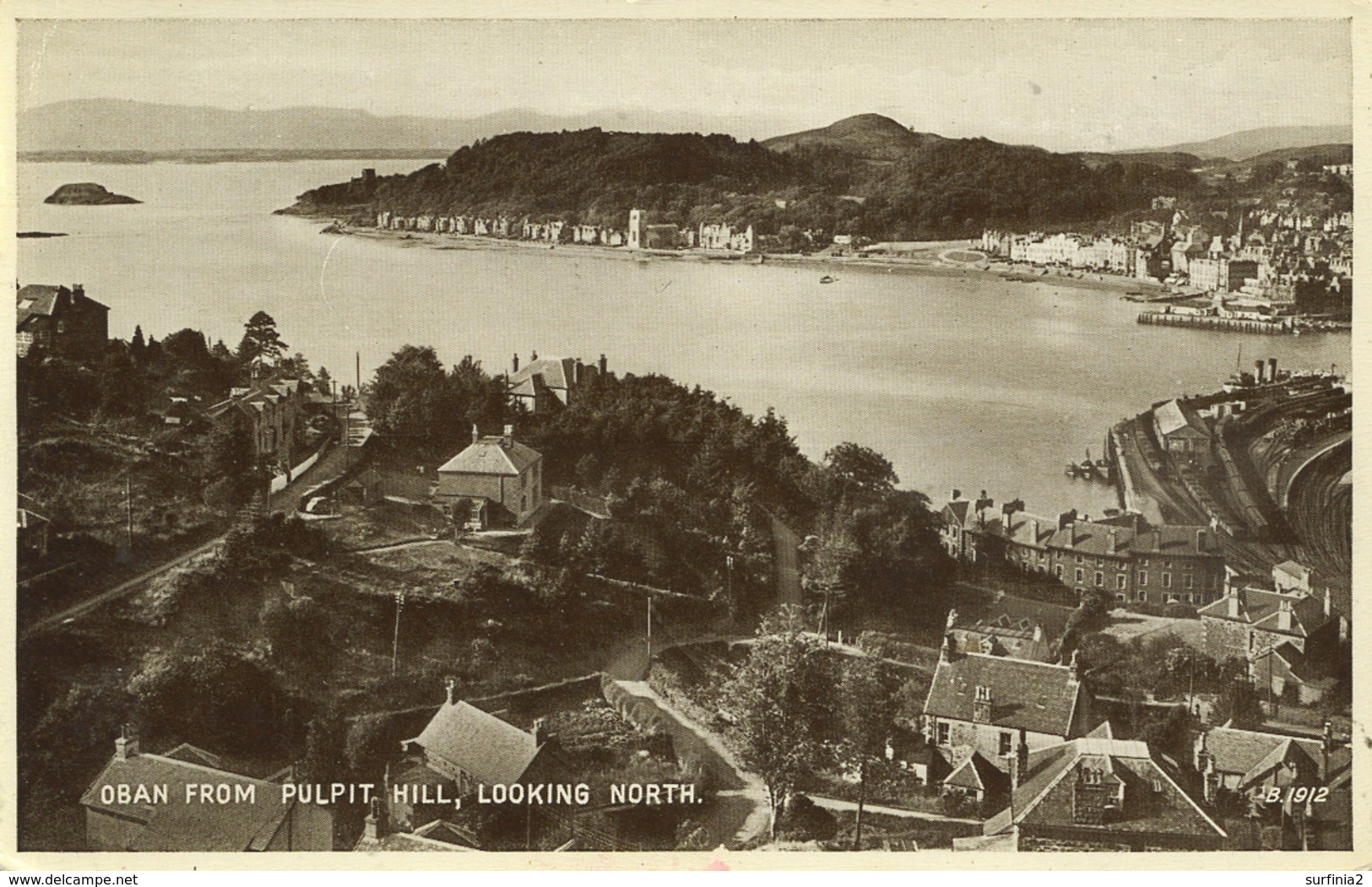 ARGYLL - OBAN FROM PULPIT HILL LOOKING NORTH Arg15 - Argyllshire