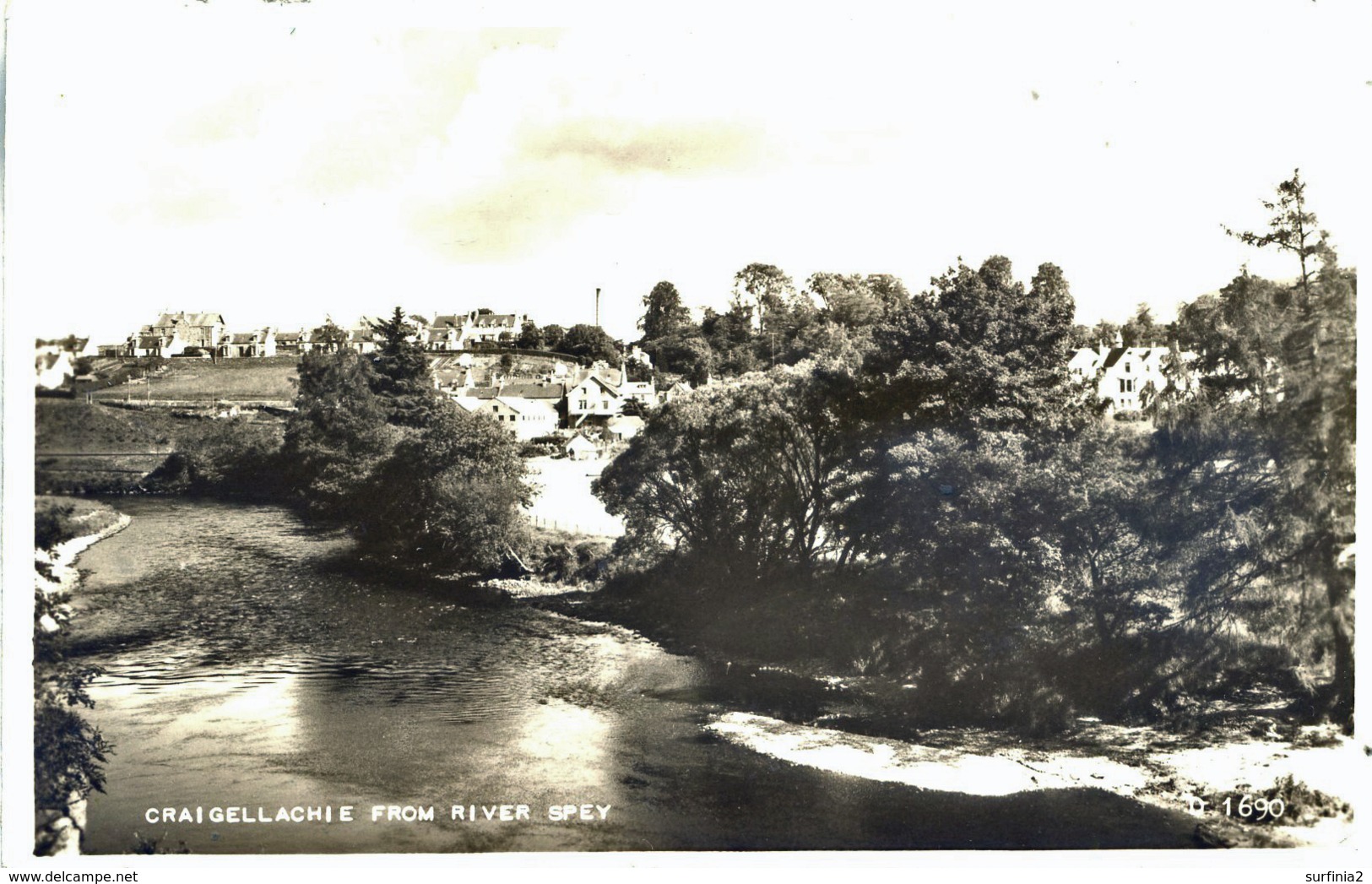 BANFFSHIRE - CRAIGELLACHIE FROM RIVER SPEY RP  Ban17 - Banffshire