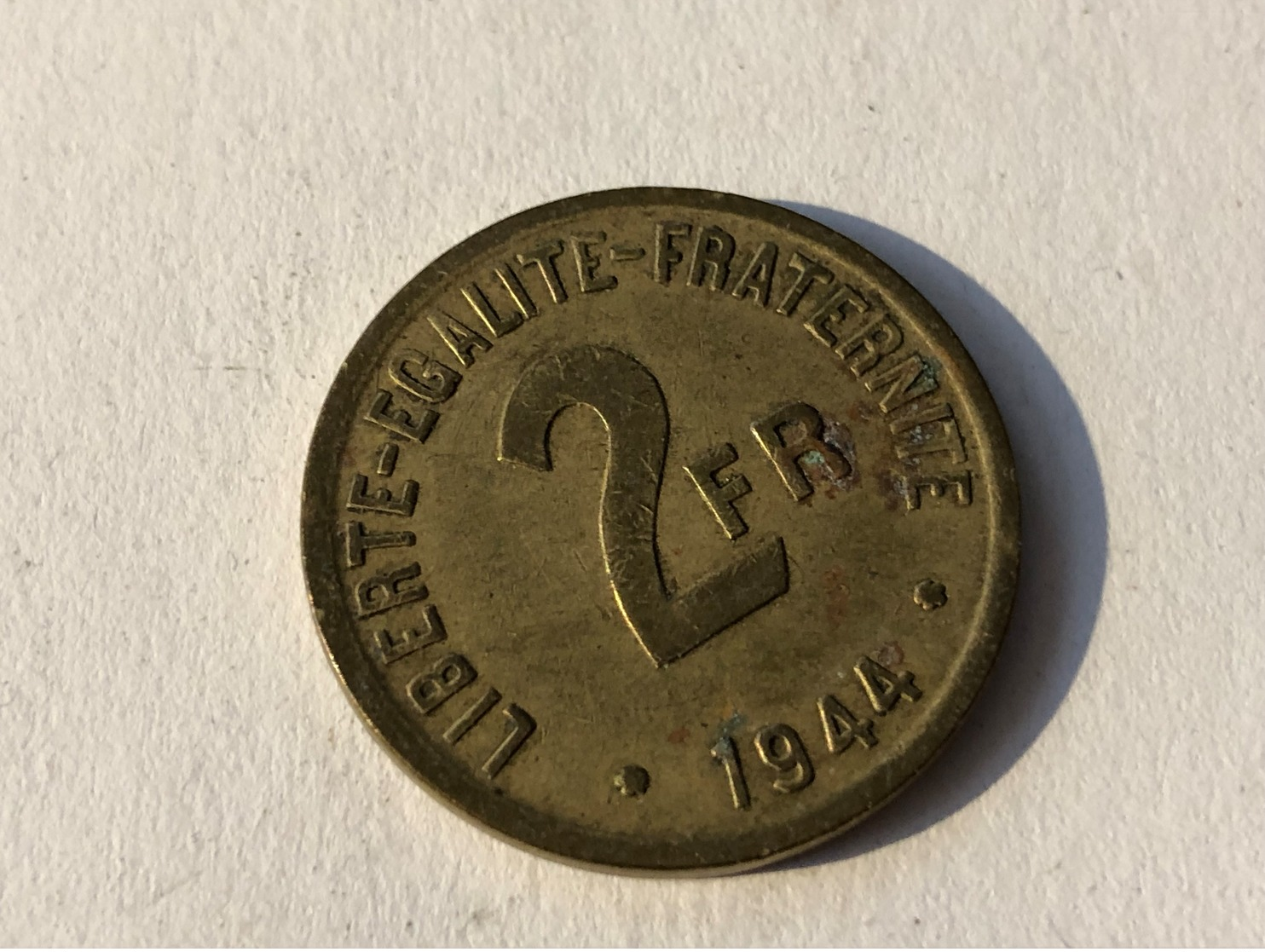 293/ 2 Francs 1944 France Libre - Sonstige & Ohne Zuordnung