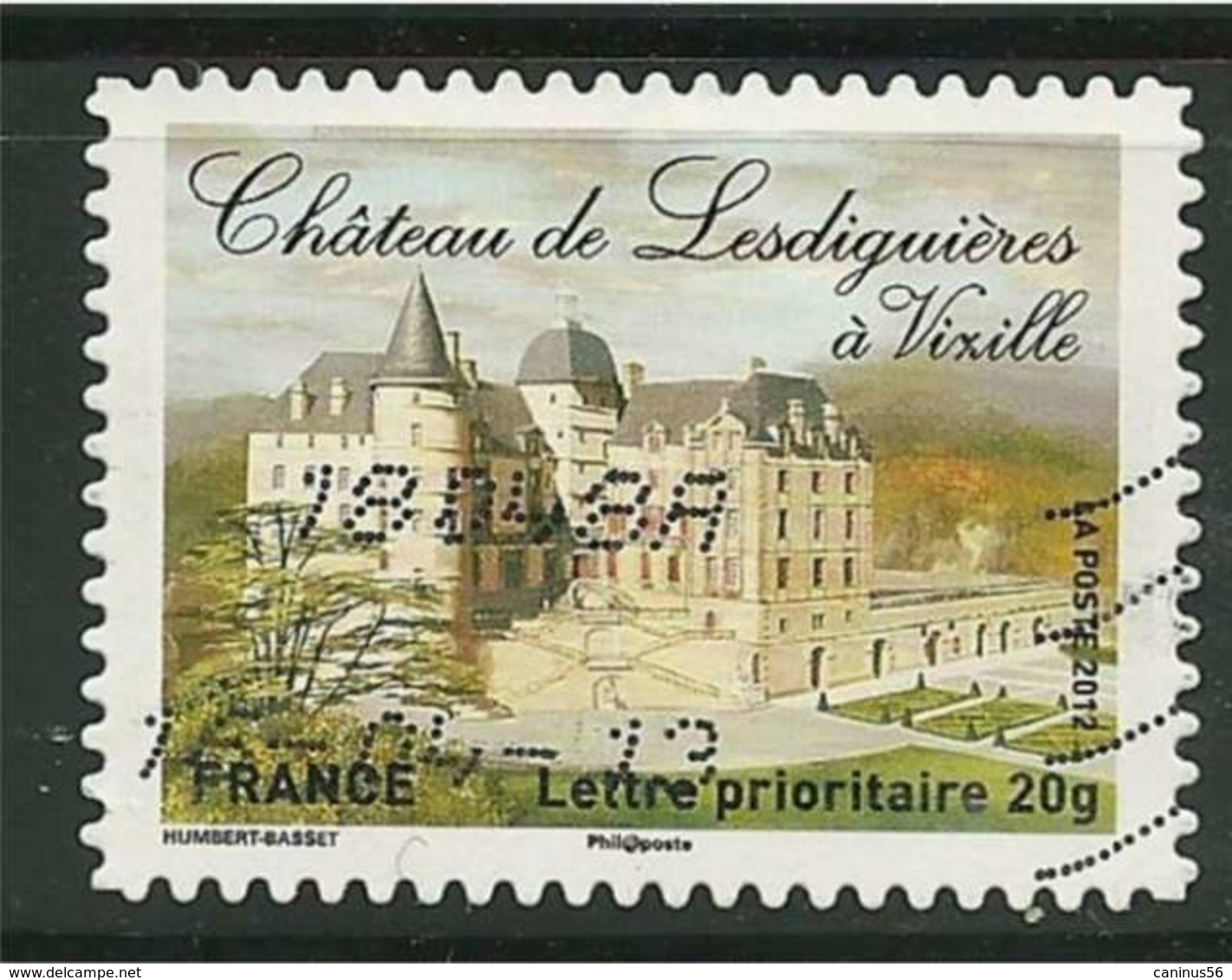 2012 Yt Adh 733 (o) Château De Lesdiguières - Vizille - Oblitérés