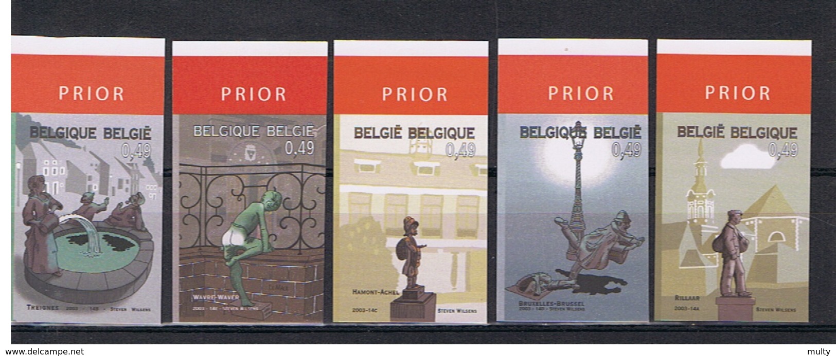 Belgie OCB 3194 / 3198  (nr 33) - 2001-…