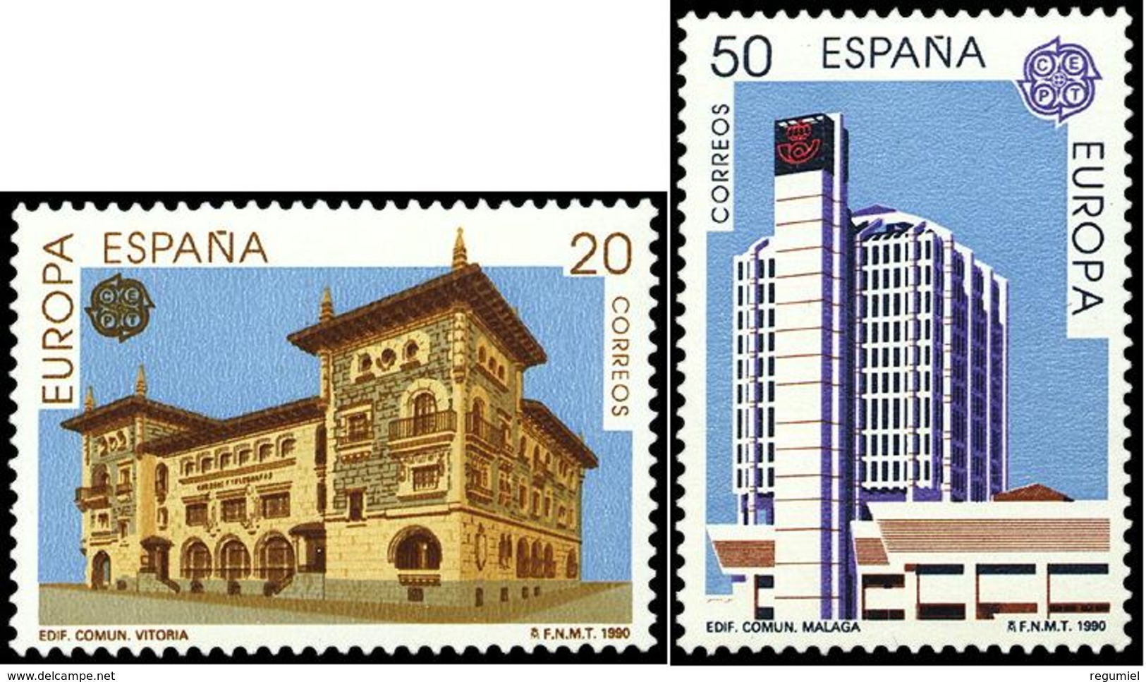 España 3058/3059 ** Europa. 1990 - Unused Stamps