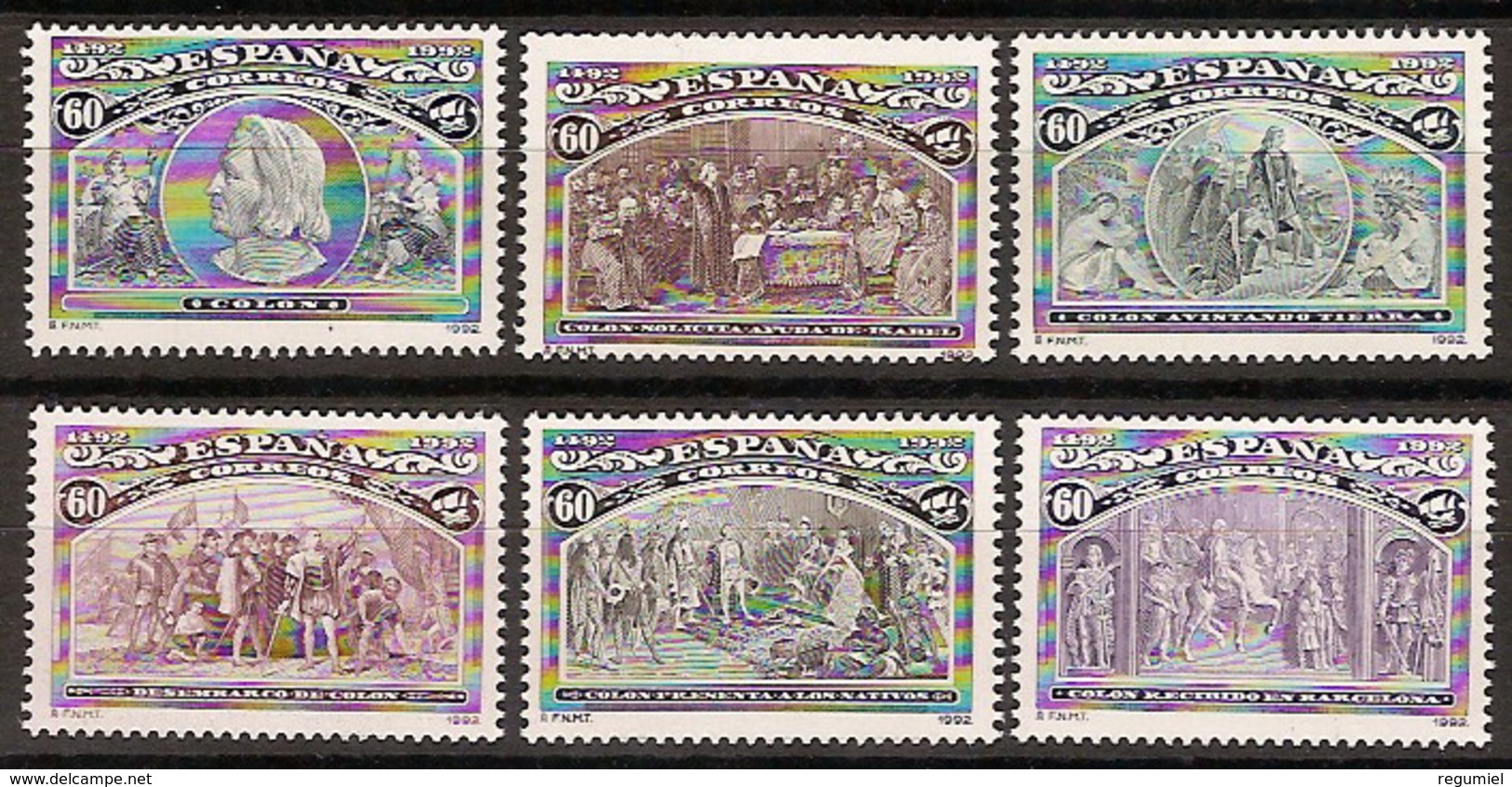 España 3204/3209 ** SH. Colon. 1992 - Unused Stamps