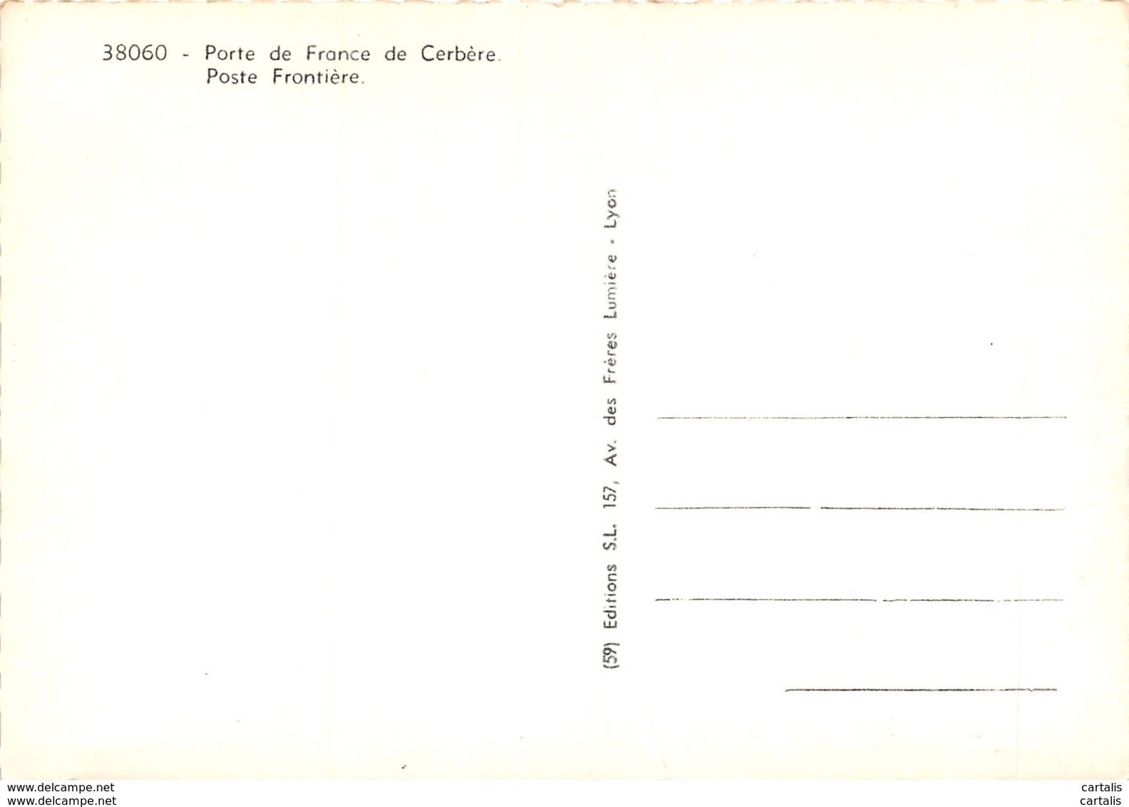 66-CERBERE-POSTE FRONTIERE-N°172-C/0301 - Cerbere