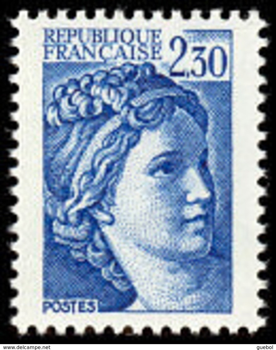 France N° 2156 ** Sabine De Gandon - Le 2f30 Bleu - Neufs