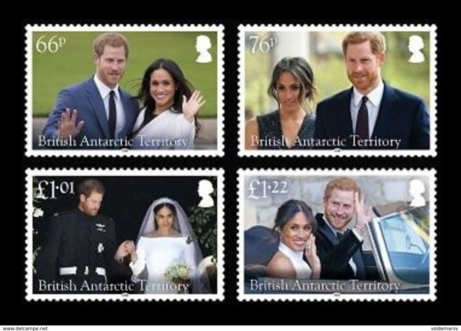 BAT 2018 Mih. 776/79 Royal Wedding. Prince Harry And Meghan Markle MNH ** - Neufs