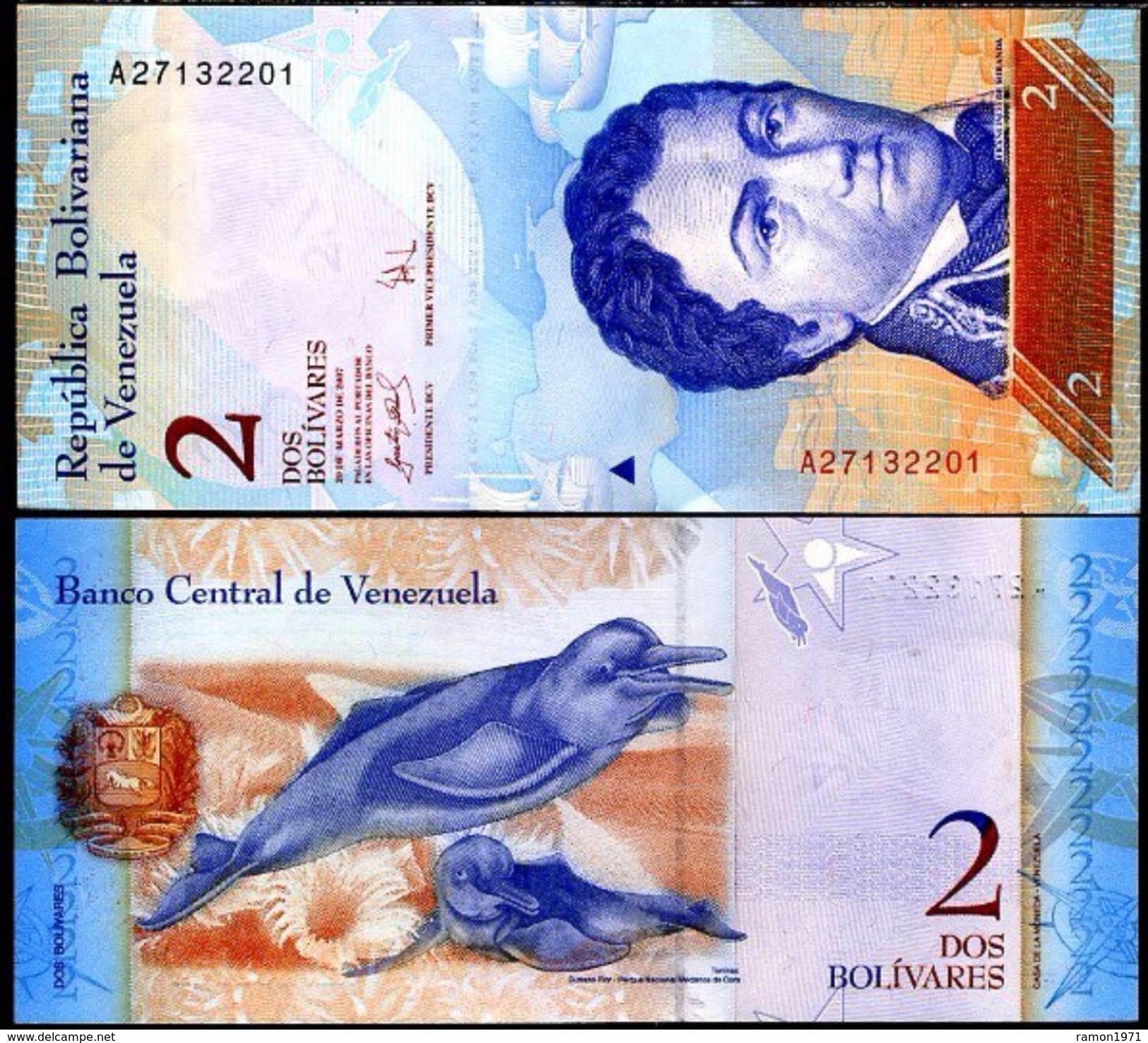 Venezuela - 2 Bolivar 2007 - 13  UNC - Venezuela