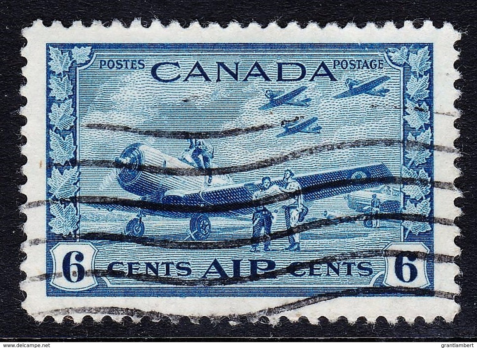 Canada 1942 War Effort 6c Air Training Camp Used  SG 399 - Used Stamps