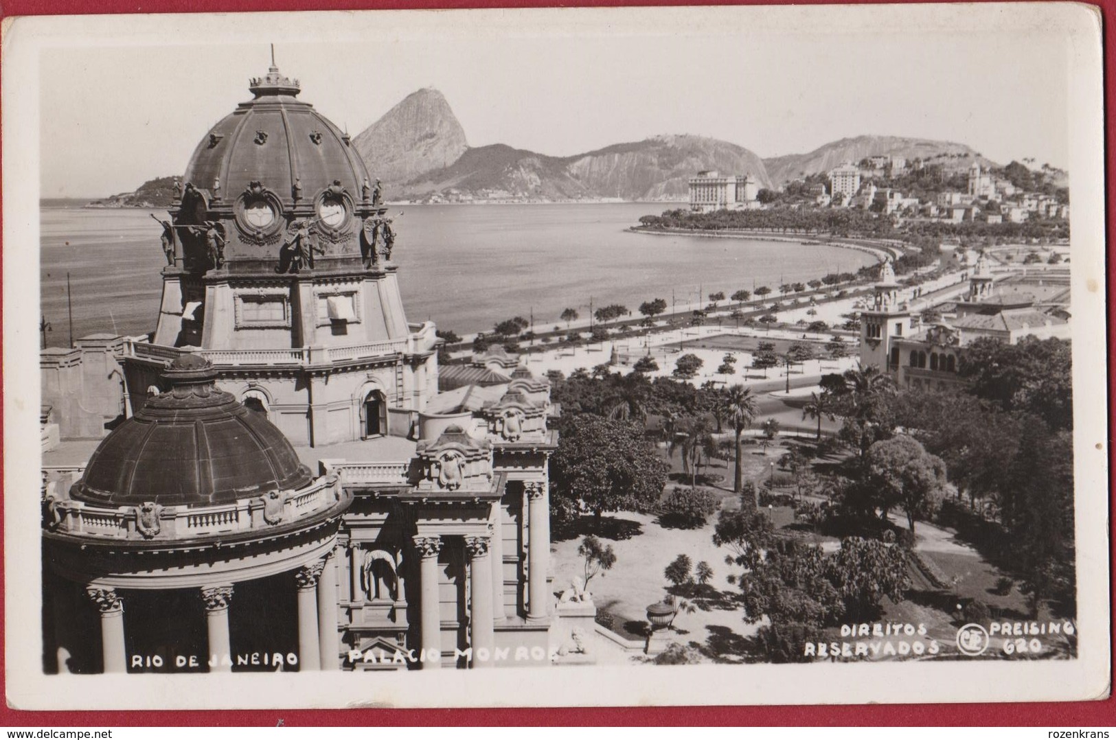 Bresil Brazil Brasil Rio De Janeiro - Palacio Monroe Photo Card Presising 620 Brazilie - Rio De Janeiro
