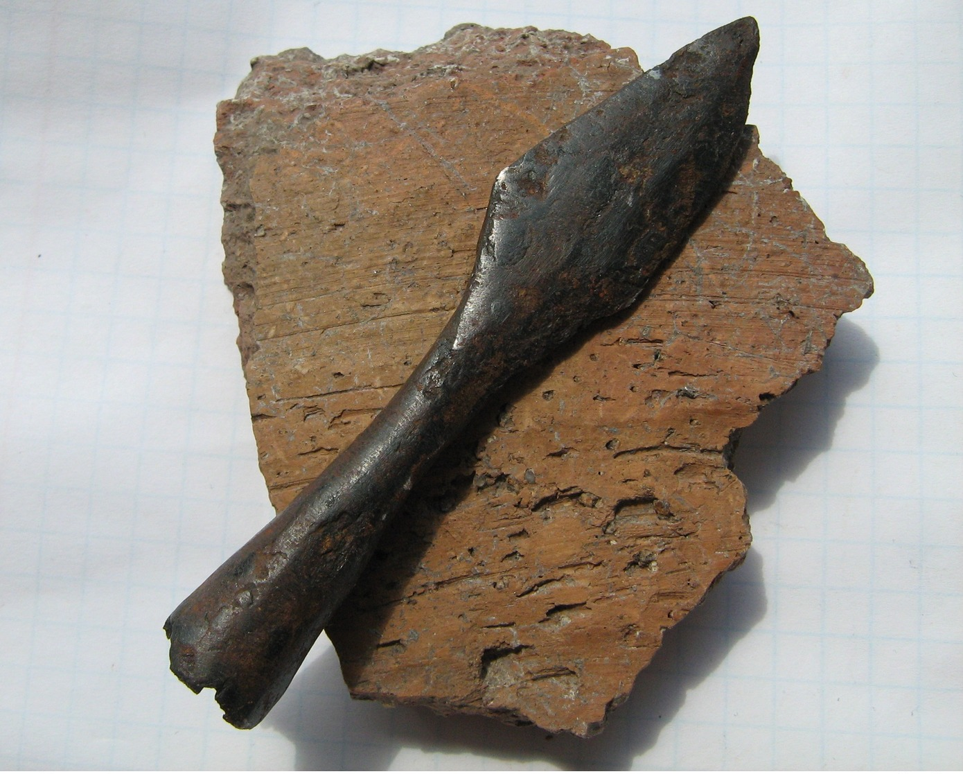 Ancient Vikings Iron Arrowhead 9-12 Century - Archéologie