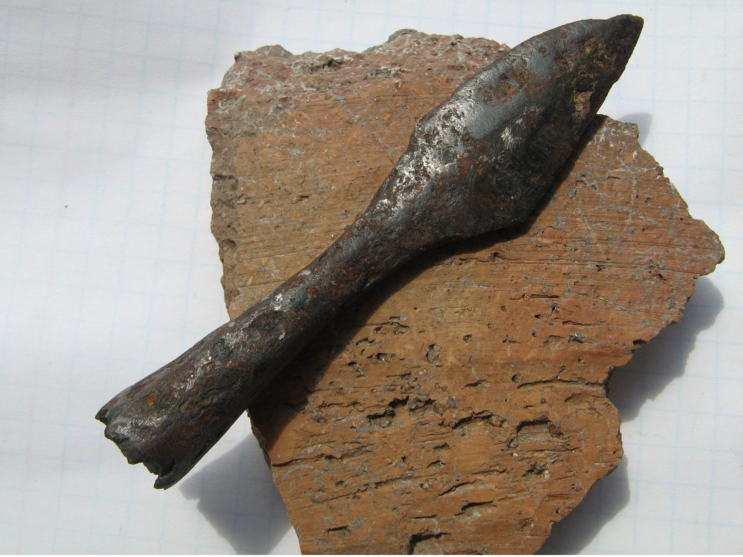 Ancient Vikings Iron Arrowhead 9-12 Century - Archéologie