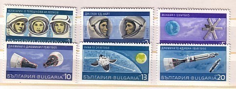 BULGARIA / Bulgarie   1967  SPACE     6v.-MNH - Nuevos