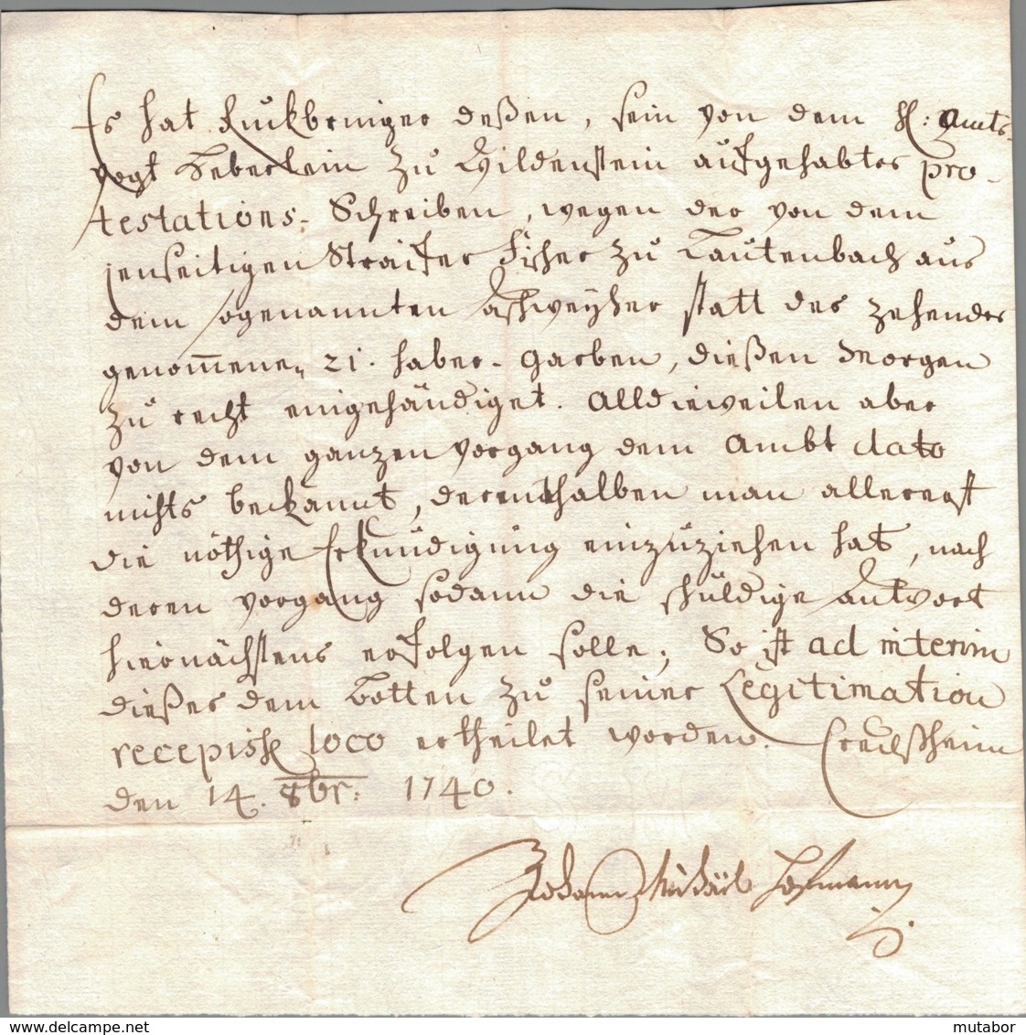 1740 Crailsheim,Boten-Recepisse - Vorphilatelie