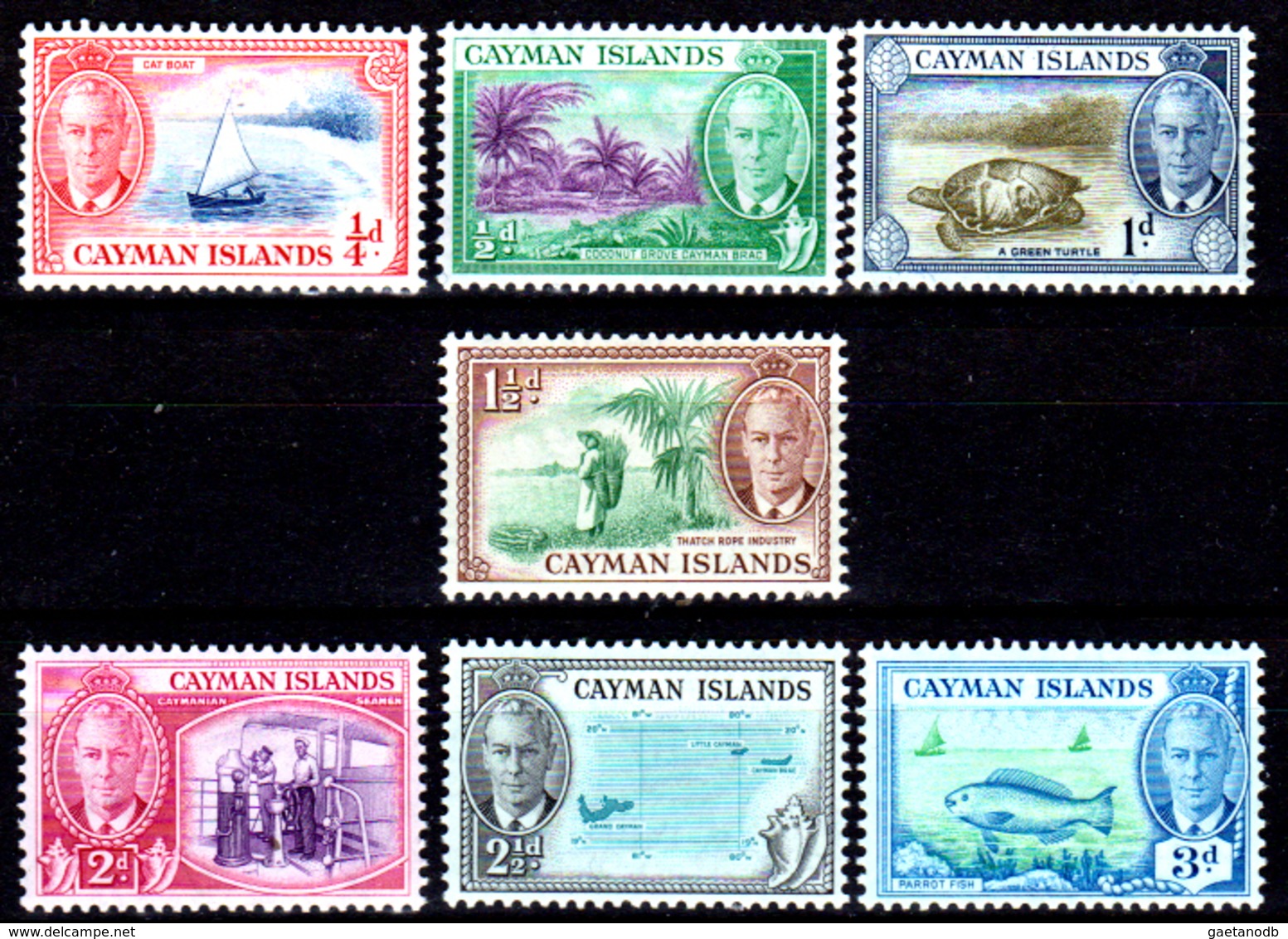 Cayman-049 - Emissione 1950 (++) MNH - Senza Difetti Occulti. - Cayman (Isole)