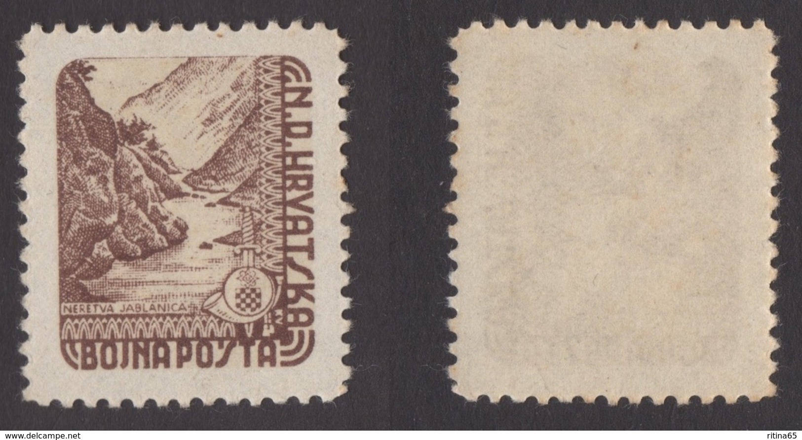 CROAZIA !!! 1945 POSTA MILITARE !!! - Croazia