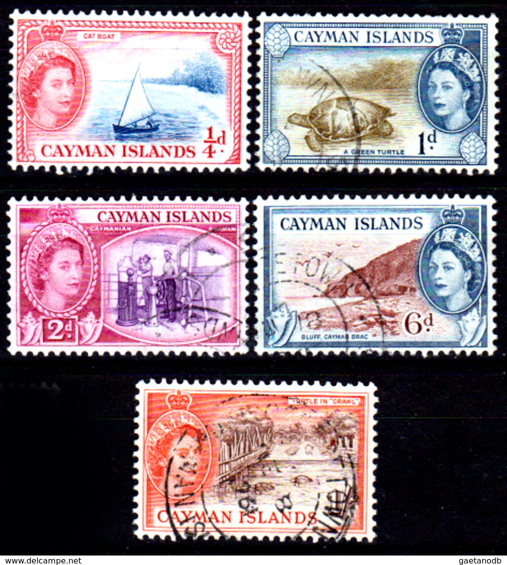 Cayman-053 - Emissione 1953-59 (+/o) LH - Senza Difetti Occulti. - Kaaiman Eilanden