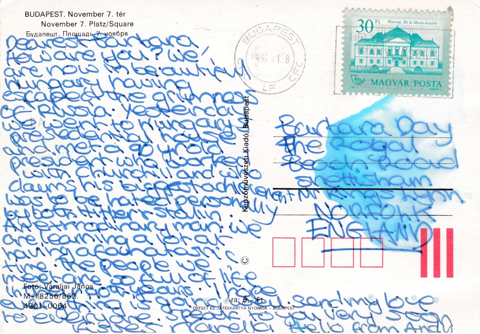 Modern Post Card Of Budapest,Hungary,L58. - Hungría