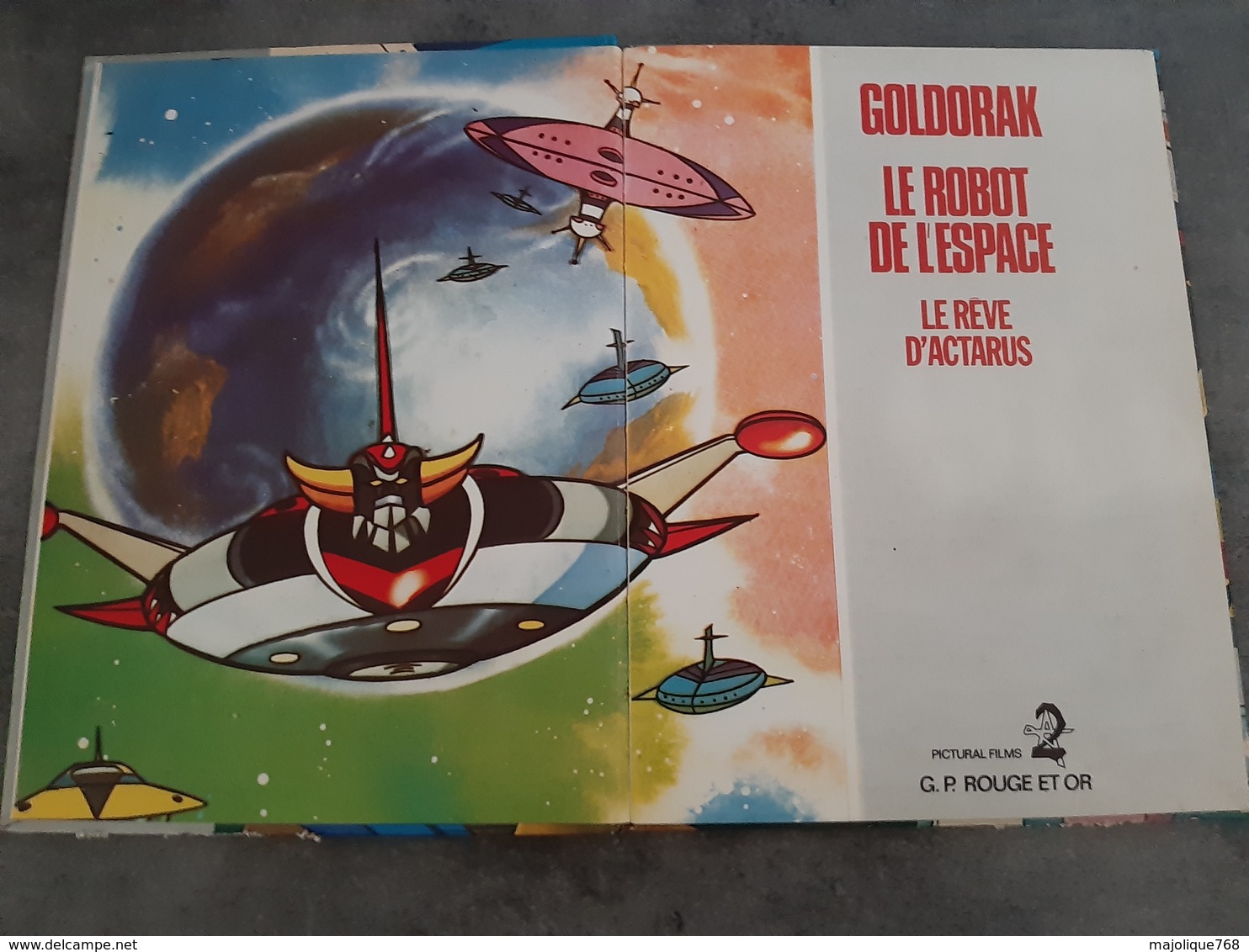 BD Goldorak - Le Robot De L'espace - Le Rêve D'Actarus - éditions G.P. 1978 - - Sonstige & Ohne Zuordnung