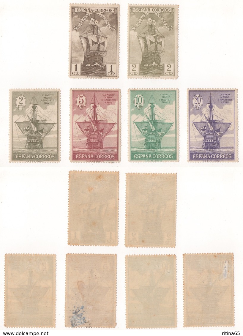 SPAGNA !!! 1930 LOTTO COLOMBO SANTA MARIA !!! - Used Stamps